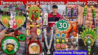 Exclusive Unique Terracotta, Jute & Handmade Jewellery Collection 2024 | Traditional India Jewellery