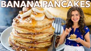 The Best BANANA PANCAKES Recipe