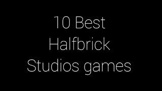 Top 10 Halfbrick Studios Games