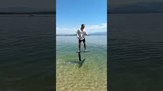 Fly by, fly high | pump foiling #shorts