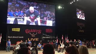 Europe‘s Strongest Man 2018 - Axle Deadlift - Lalas vs. Kieliszkowski