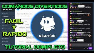 TUTORIAL COMANDOS DIVERTIDOS para tus DIRECTOS con NIGHTBOT !memide !hondo !amor etc...