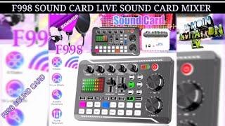 F998 Live Sound Card Unboxing and Review |#soundcard #livesound #f998soundcard#mmoininvitationtv