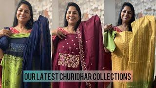 OUR LATEST CHURIDHAR COLLECTIONS | Revathy Wedding Collection Muvattupuzha | mob: 8089575564