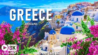 GREECE 8K UHD - Soothing Music Along With Beautiful Nature Video - 4K Video Ultra HD