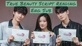 [ENG] TRUE BEAUTY SCRIPT READING Cha Eunwoo, Moon Gayoung, Hwang Inyeob