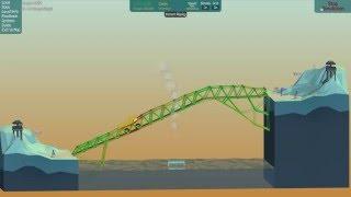 Poly Bridge 3-5 Dump Slope (Under Budget)