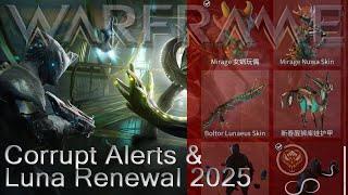 Warframe - Corrupt Alerts & Luna Renewal 2025 Leaked