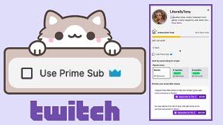 How to Subscribe to Twitch Streamers for Free with Your Amazon Prime Sub! Tutorial