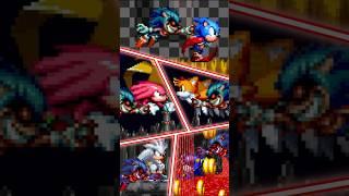 Can 5 Characters ESCAPE from the Sonic.EXE?  Sonic Mania Plus mods Shorts #sonicshorts