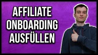 Twitch Affiliate-Onboarding Steuerfragebogen ausfüllen