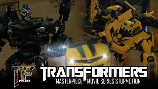 MPM-3 Bumblebee VS MPM-5 Barricade (ShortStopMotion) #bumblebeevsbarricade #transformersstopmotion