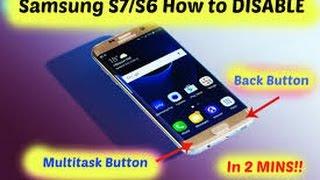 Samsung Galaxy | how to disable back and multitask button