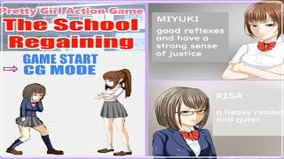 Pretty Girl Action Game The School Regaining