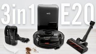 This Robot Vacuum Does It ALL! eufy E20 3-in-1!