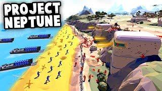 INCREDIBLE D-DAY MAP! Project Neptune Invasion of Normandy! (Ravenfield Best Mods Gameplay)