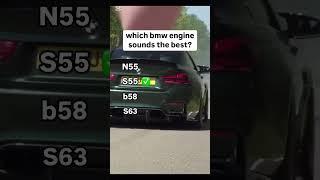 Which BMW Engine Sounds the Best?  N55 vs S55 vs B58 vs S63 #bmwenginebattle #b58sound #s63v8