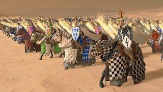 3,200 Celestial Dragon Crossbow Vs 1,280 Grail Guard |Total War Warhammer 3 | Cinematic