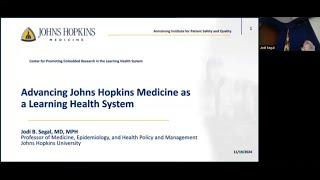 Advancing Johns Hopkins Medicine as a Learning Health System | PMR Grand Rounds