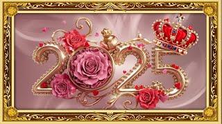 Happy New Year 2025 | New Year's Eve 2025 | Animated Art Screensaver Frame Art 3D | TV Screensaver