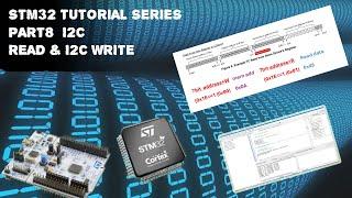 Stm32 I2C READ WRITE | HAL_I2c_Master_Transmit HAL_I2c_Master_Receive |nucleo board| Stm32 tutorial8