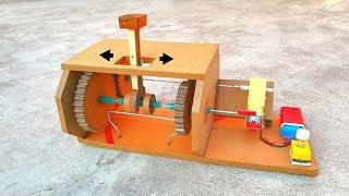 DIY 2 Speed Gearbox from cardboard