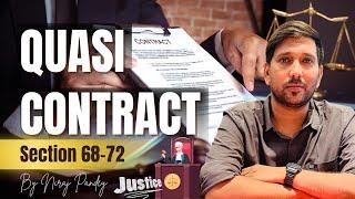 Quasi Contract | Section 68-72 | Indian Contract Act, 1872 | By Niraj Pandey