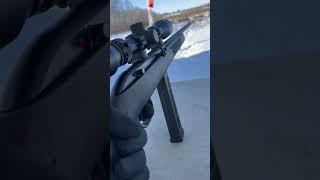 Savage 64 with high capacity magazine. Slo-mo