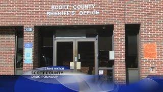 58 charged in Scott County drug round-up