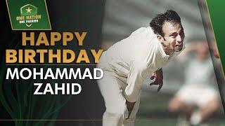 First Pakistan bowler to take 10 wickets on Test debut! Happy Birthday Mohammad Zahid  | PCB | MA2L