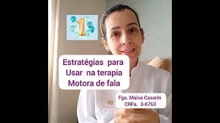 Terapia motora de fala , parte 1