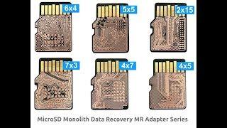 Data Recovery from microSD cards (Monoliths) using MR adapters