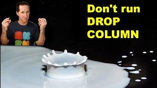 Do NOT run the DROP COLUMN command