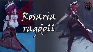 Rosaria ragdoll compilation - Genshin Impact