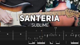 Sublime - Santeria (Guitar lesson with TAB)