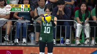 UST golden run against DLSU in set 2 | UAAP Season 86 Women's Volleyball