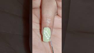 Easy leafy nail art at home  please subscribe my channel   #nailart #naildesign #shorts