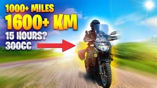 Unstoppable: 1,000 Miles on a 300cc Motorcycle Under 15 Hours