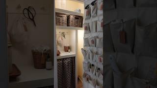 Small Closet Makeover REVEAL ️️ #diyprojects #homeideas #organization