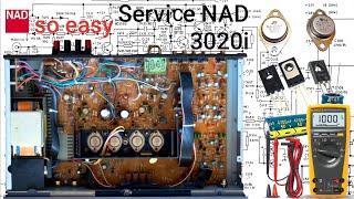 repair practice nad 3020i stereo integrated amplifier do easier