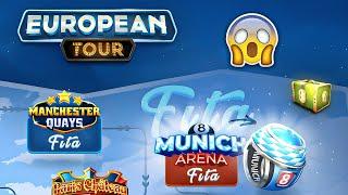 European Tour Season 8 ball pool ‍ Preview  8 ball pool European tour unique tables  fitaxgamer