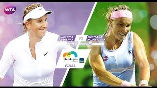 2016 Miami Open Final Preview | Victoria Azarenka vs Svetlana Kuznetsova