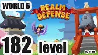 Realm Defense - World 6, level 182 Campaign Mode cleared, 3 stars