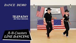 TELEPATHY - Line Dance Demo & Walk Through