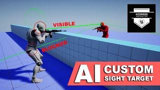 Unreal Engine Custom Sight Perception Target- Head