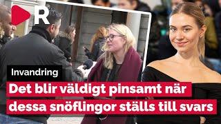 Det blir väldigt pinsamt när dessa snöflingor ställs till svars