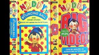 Noddy's Bouncing Ball and other stories (BBCV 6984) / Noddy's Big Video (BBCV 7222) 2000-01 UK VHS