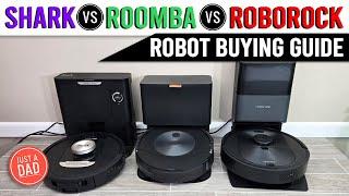 Shark Detect Pro(RV2820AE) vs Roomba j7+ (7550) vs Roborock Q5+ Self-Empty Robot Vacuum Buying Guide