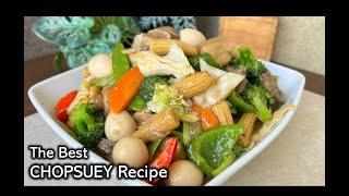 The best CHOPSUEY Recipe | Hindi tinipid ang sahog