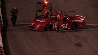 BOWMAN GRAY DRIVER ANGRY AT OFFICIALS - DELAYS RACING FOR 10 MINUTES; RADIO CHATTER CRAZY!